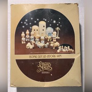 Precious Moments Nativity “Come Let Us Adore Him”